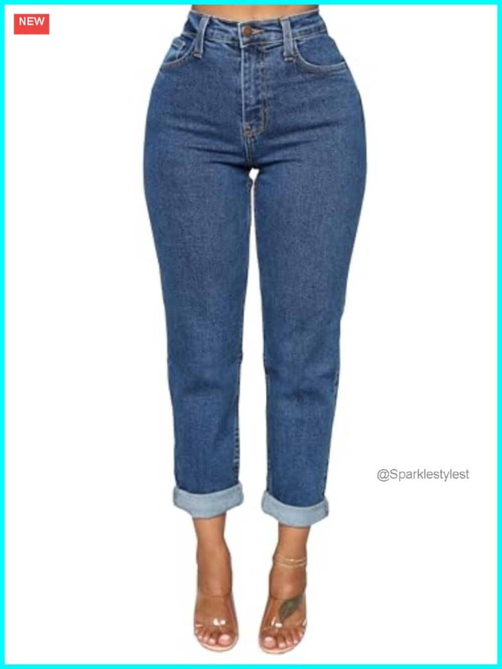Women's Boyfriend Jeans Stretchy Ripped Distressed Denim Mom Jean Pants